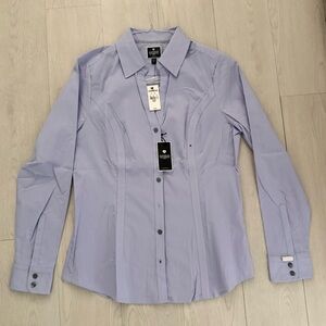 Express The Essential Shirt in light LILAC with Princess Seams